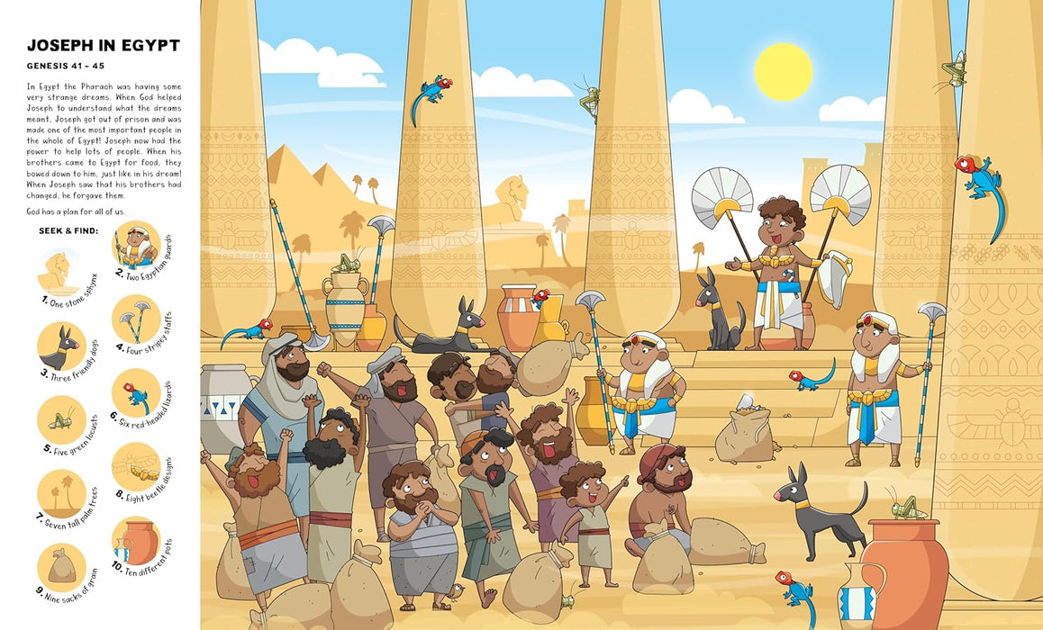 Seek and Find: More Old Testament Bible Stories: With Over 450 Things to Find and Count!