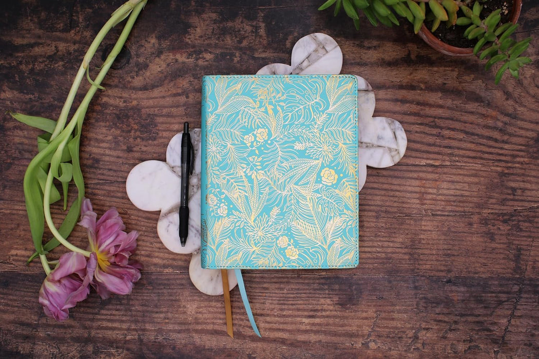 NIV Journal the Word Bible for Women (Teal Leathersoft)