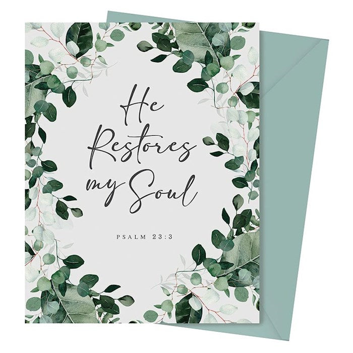 "He Restores My Soul" Boxed Cards (12)