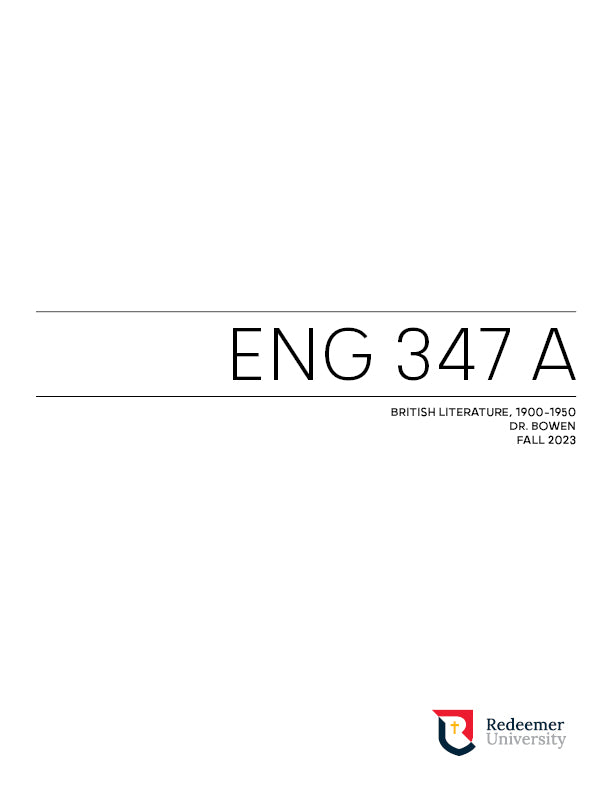 ENG 347 Course Pack