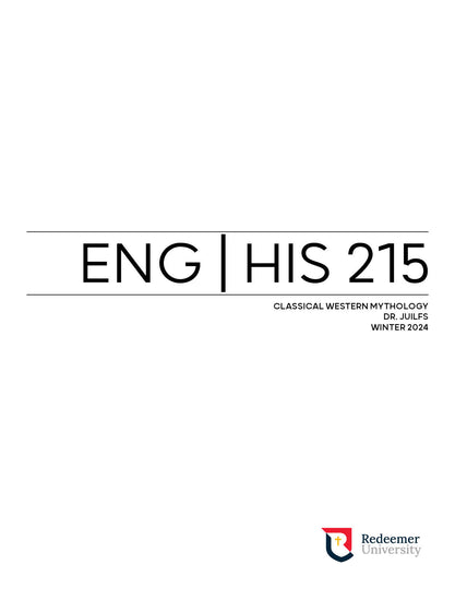 ENG/HIS 215 Course Pack