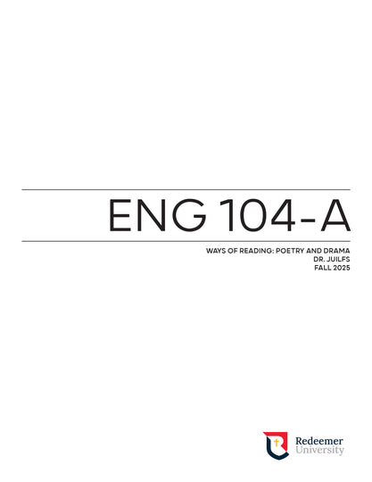 ENG 104 Course Pack