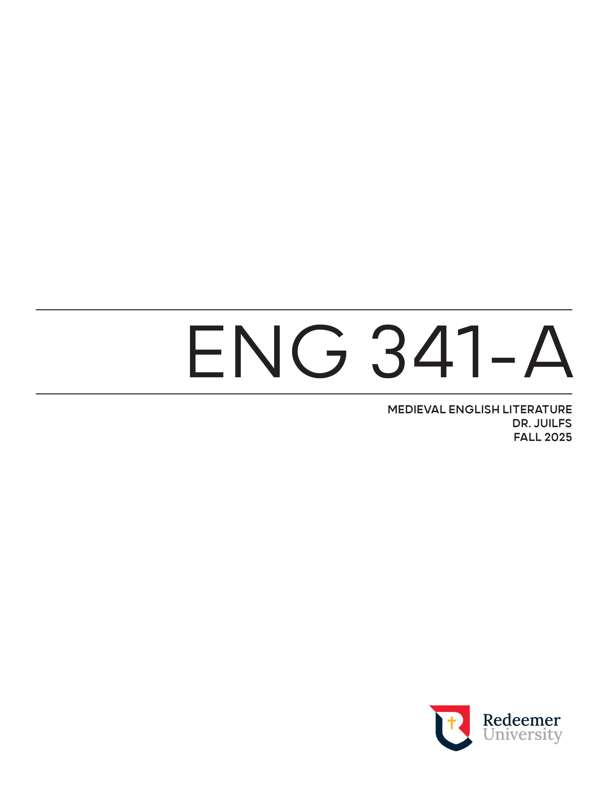 ENG 341 Course Pack