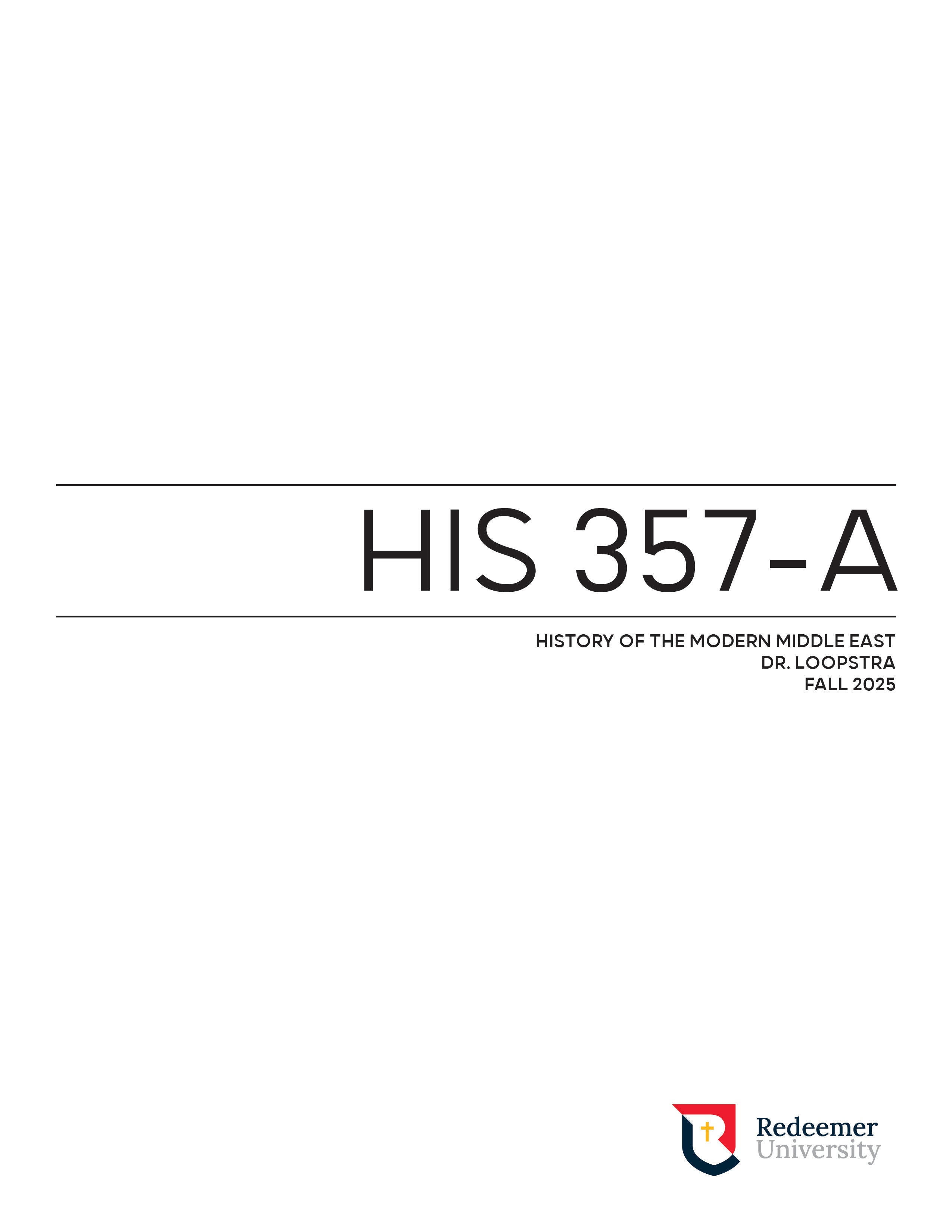 HIS 357 Course Pack