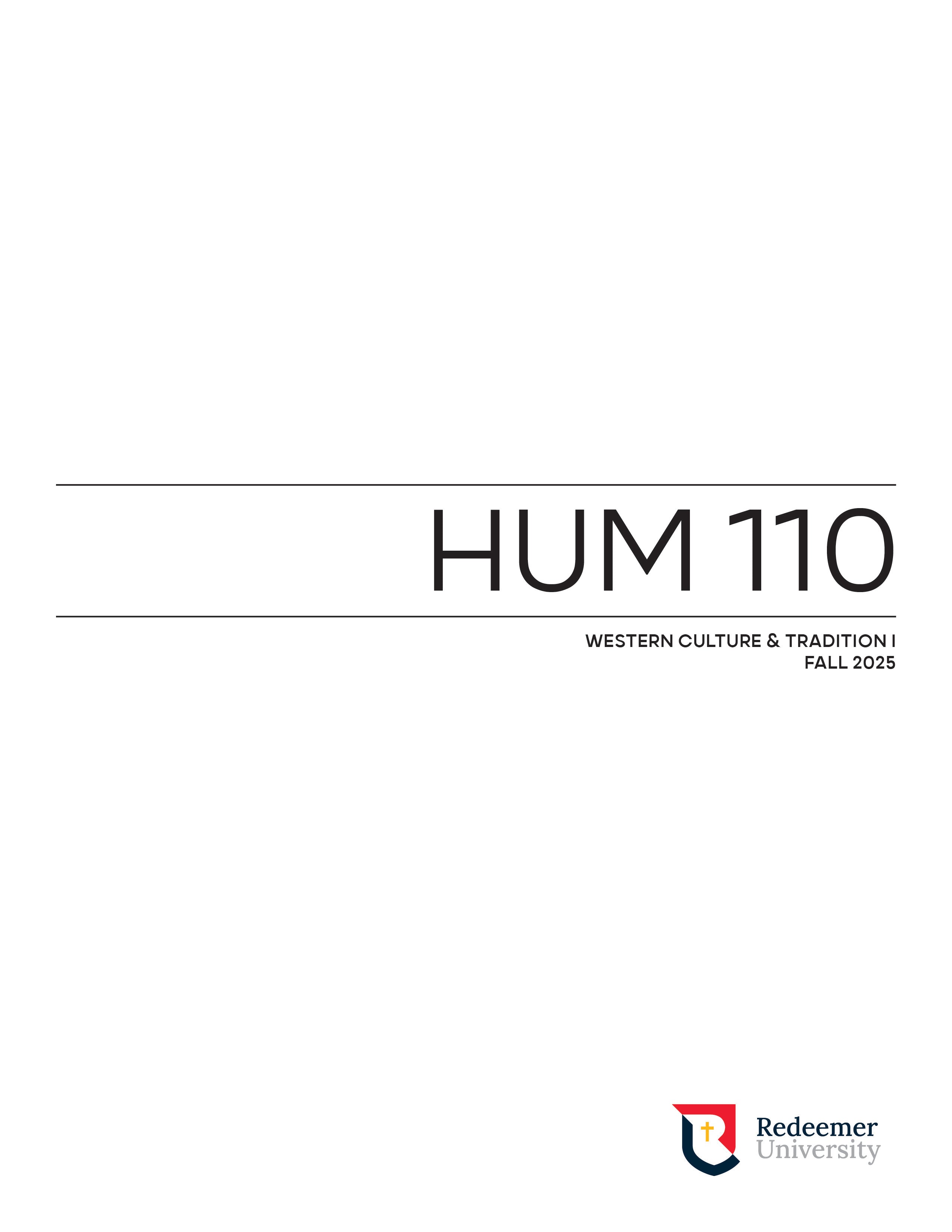 HUM-110 Course Pack - NEW EDITION