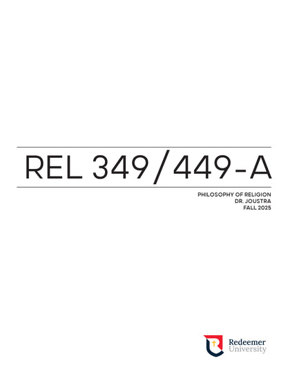 REL 349/449 Course Pack