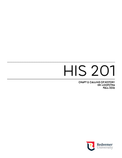 HIS 201 Course Pack