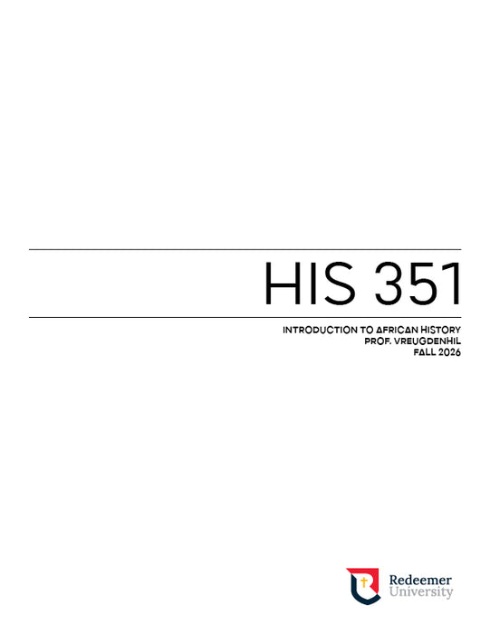 HIS 351 Course Pack
