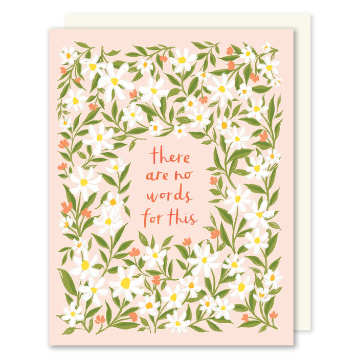 There Are No Words Sympathy Card