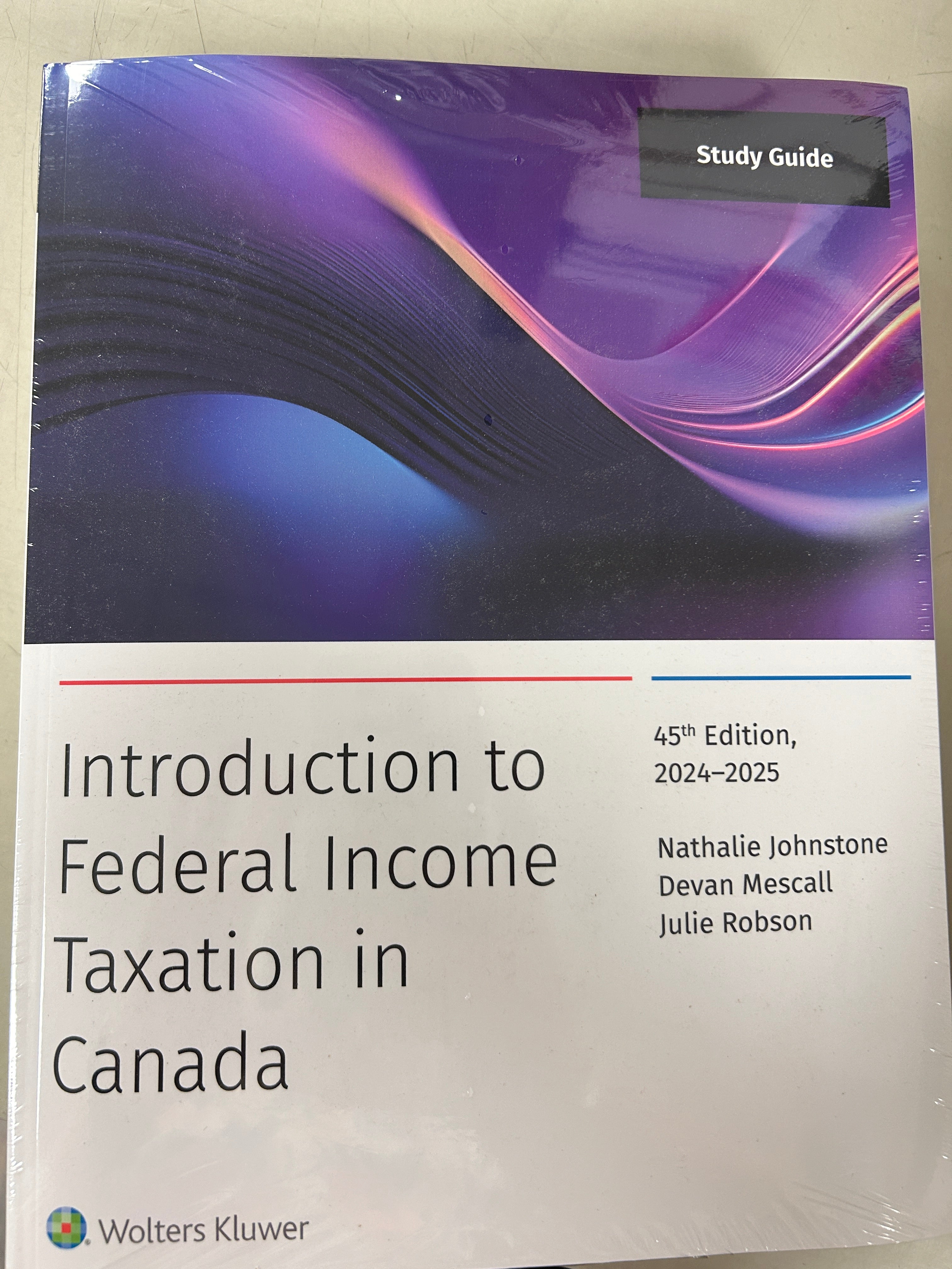 2024-2025 INTRODUCTION TO FEDERAL INCOME TAXATION IN CANADA, 45TH EDITION