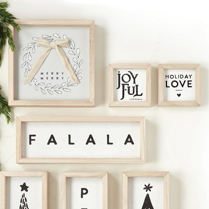 'Joyful' Mini Wall Sign