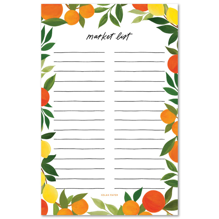 Selah Notepad - Lemons Market