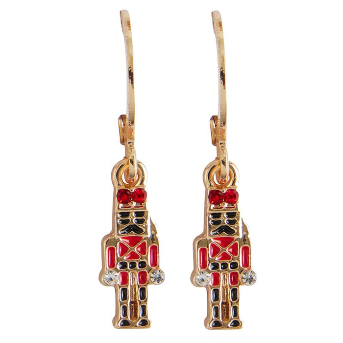 'Merry and Bright' Nutcracker Earrings