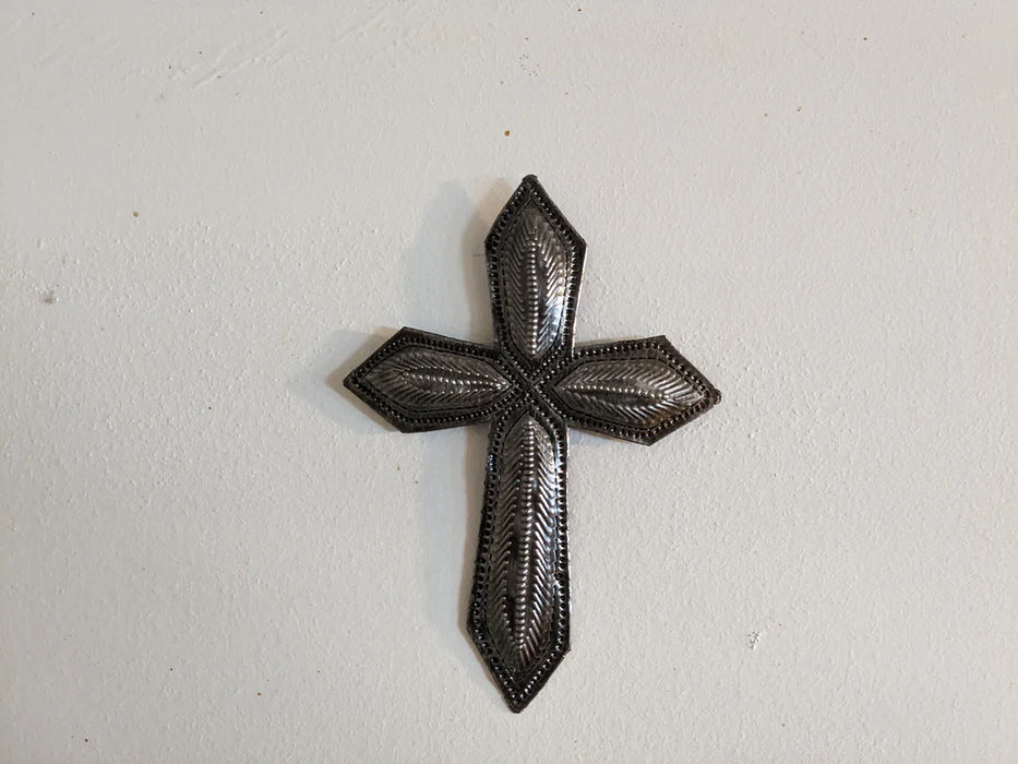 Hammered Tin Wall Cross - The Keeping Company