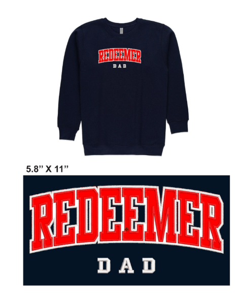 Redeemer Dad Navy Crewneck