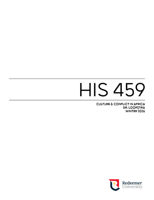 HIS 459 Course Pack