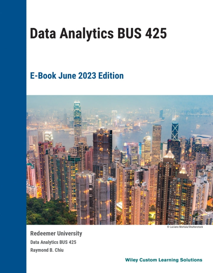 Foundations of Data Analytics with WileyPlus EBOOK ONLY