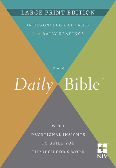 NIV The Daily Bible Large Print Edition - Hardcover