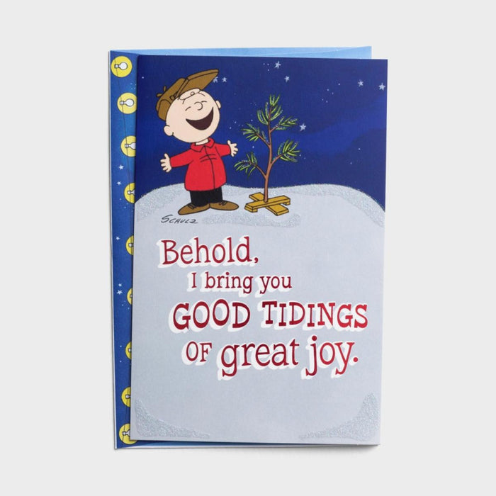 Peanuts 'Good Tidings of Great Joy' Boxed Christmas Cards