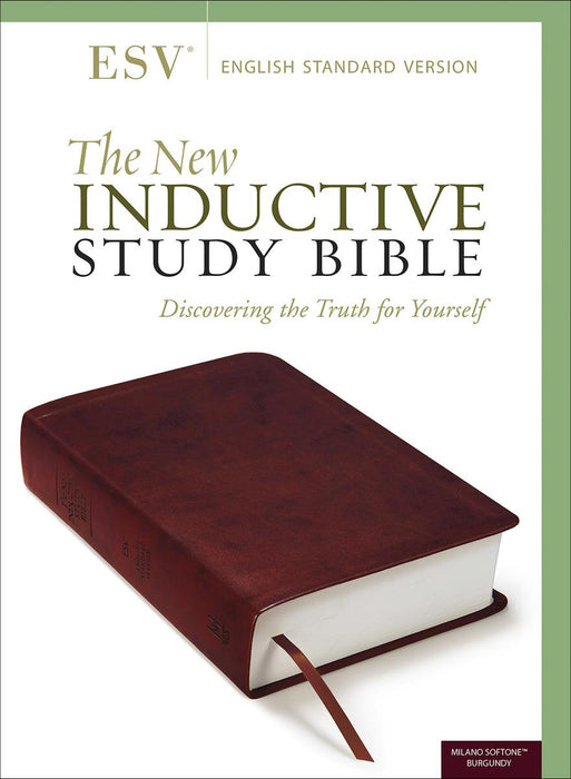 ESV New Inductive Study Bible - Burgundy Imitation Leather