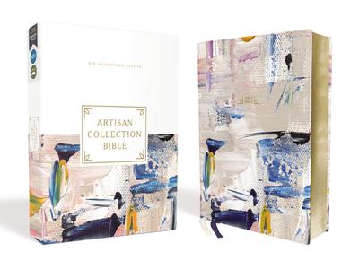 NIV Artisan Collection Bible (Comfort Print) - Multi-Color Blue Leathersoft