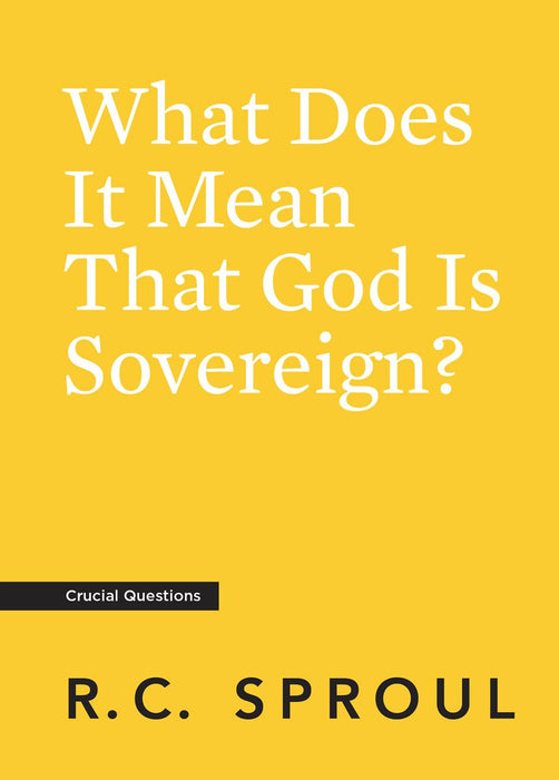 What Does it Mean that God is Sovereign?
