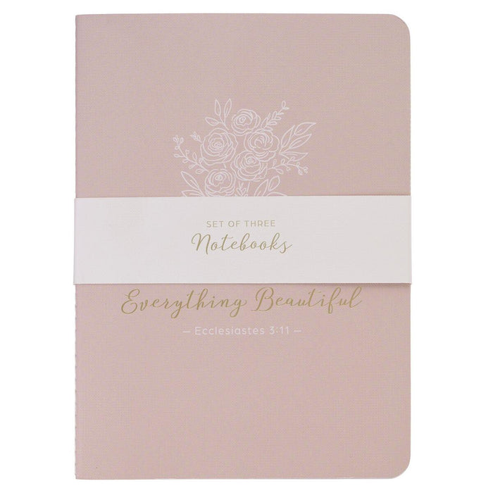 Notebook Set 3 Piece - Everything Beautiful Ecc 3:11