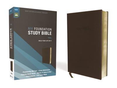 NIV Foundation Study Bible - Earth Brown Duo Tone