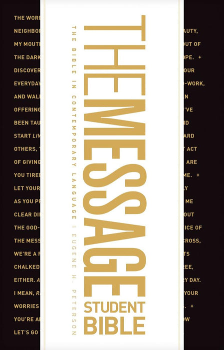 The Message Student Bible - Softcover