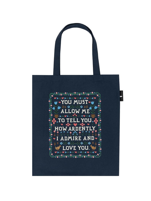 'Pride and Prejudice' (Puffin in Bloom) Tote Bag