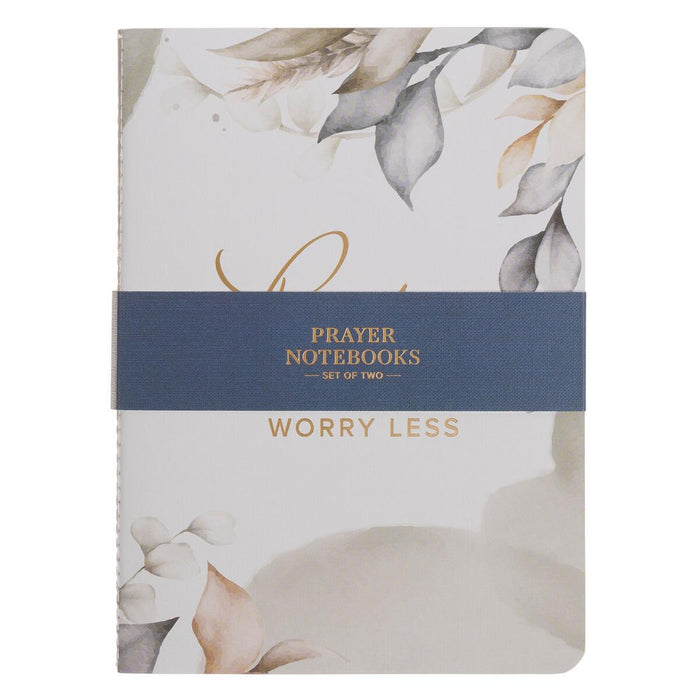 Notebook Set - 2 Piece Pray More, Worry Less