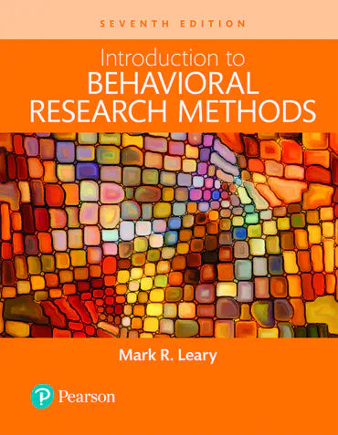 Introduction to Behavioural Research Methods EBOOK