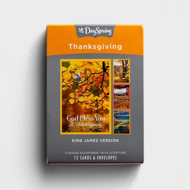 Boxed Cards - Thanksgiving - Give Thanks (Box of 12)