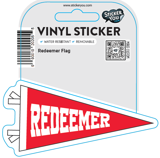 Redeemer Pennant Sticker