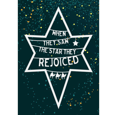 Boxed Cards - Pack of 6 - When They Saw the Star