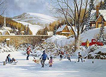Hockey on a Frozen Lake Puzzle