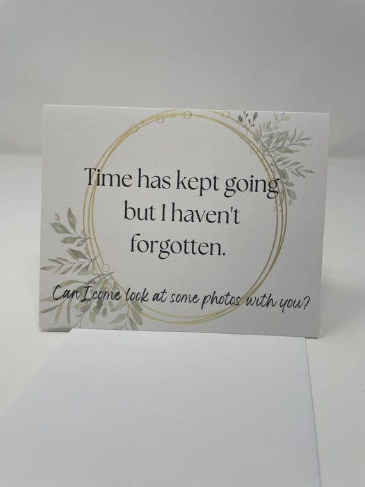 'Time Has Kept Going' Card