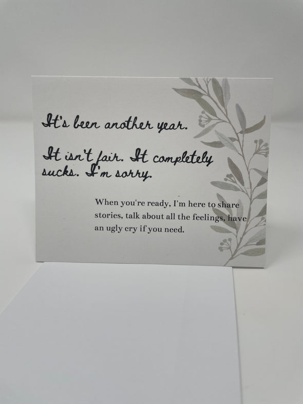 It's been another year card
