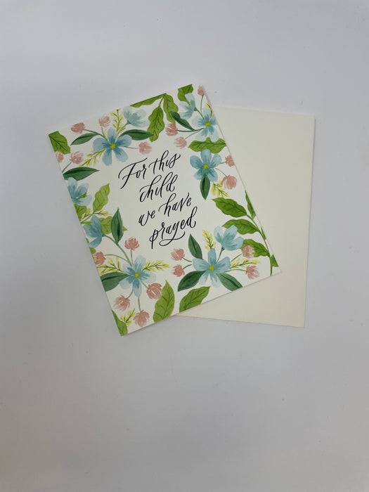 Selah - For This Child We Have Prayed Card