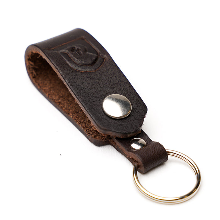 Brown Leather Keyfob