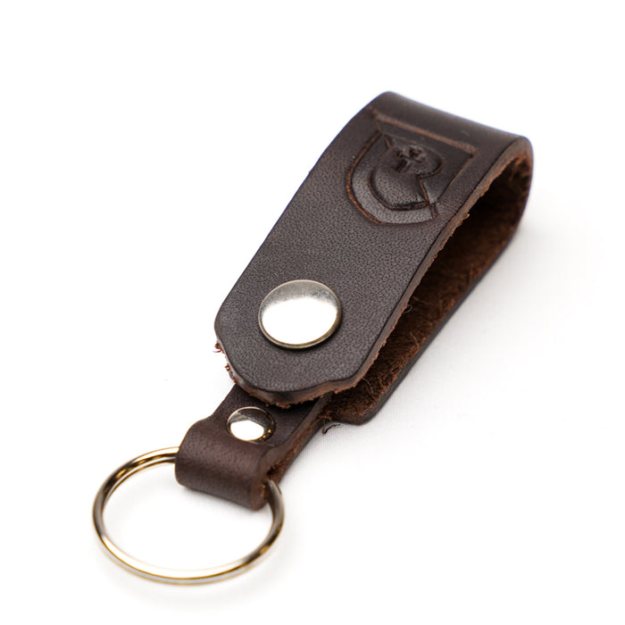 Brown Leather Keyfob