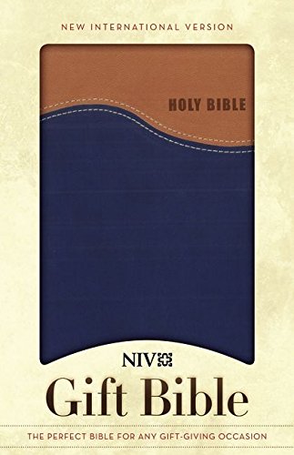 NIV Gift Bible, Tan & Blue