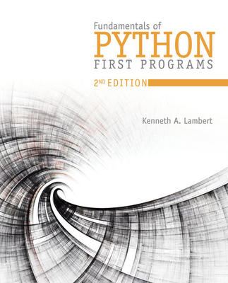 Fundmentals of Python: First Programs